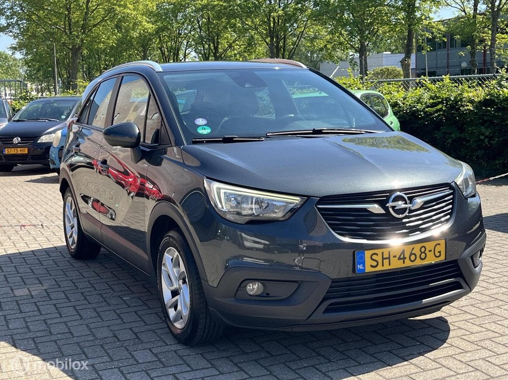 Opel Crossland X 1.2 1e eig. 141.672 KM BJ 2018 Dealer onder, Auto's, Voorwielaandrijving, 1063 kg, Gebruikt, Euro 6