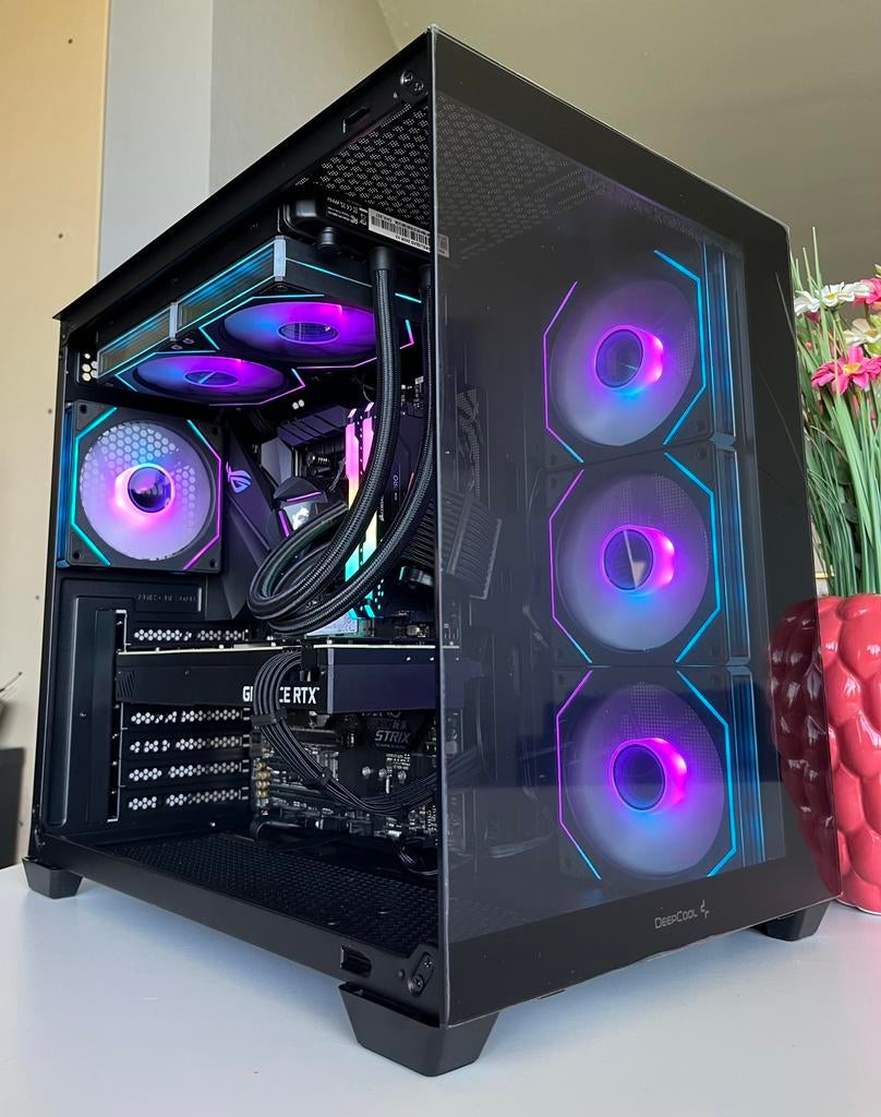 Game PC Ryzen 5 5600X RTX 3060 Ti 16GB DDR4 SSD+HDD Win11, Ophalen, Zo goed als nieuw, Gaming, SSD