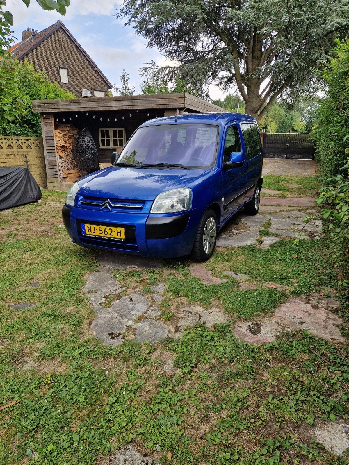 Citroën Berlingo 1.6 I 16V 2003 Blauw, Auto's, 4 cilinders, Berlingo, Handgeschakeld, Geïmporteerd