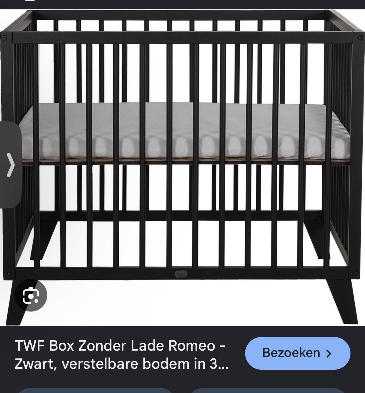 Twf box romeo nieuw in doos, Kinderen en Baby's, Boxen, Ophalen, Nieuw, Rechthoekig, In hoogte verstelbaar