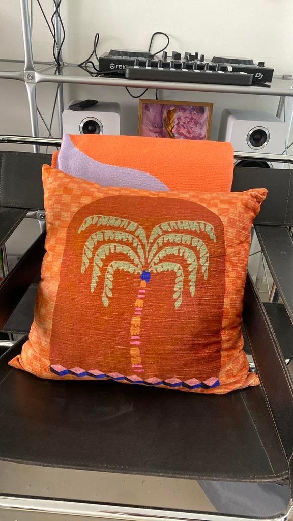 KAS australia sier kussen (sissy boy?) palm boho terra groen, Huis en Inrichting, Ophalen of Verzenden, Nieuw