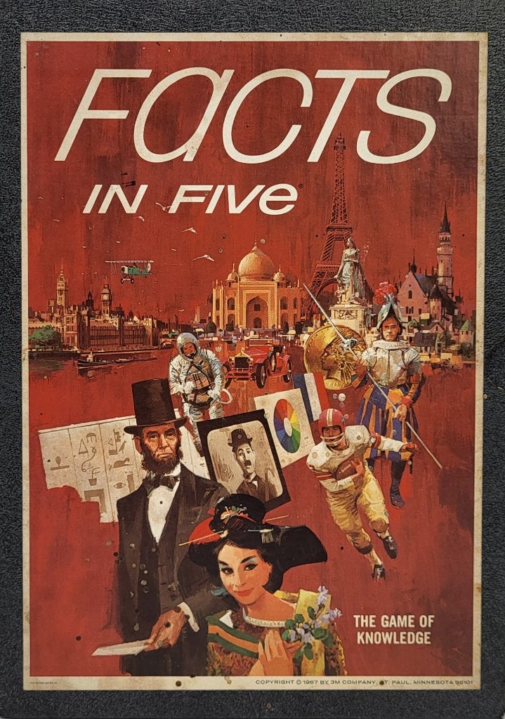 Facts in Five - 3M - The Game of knowledge - USA 1967 *, Antiek en Kunst, Antiek | Speelgoed, Verzenden