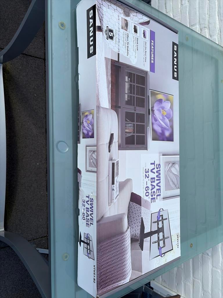 nIEUW ! SANUS VTVB1-B2 Draaibare TV Voet 32-60 inch, Ophalen of Verzenden, Nieuw