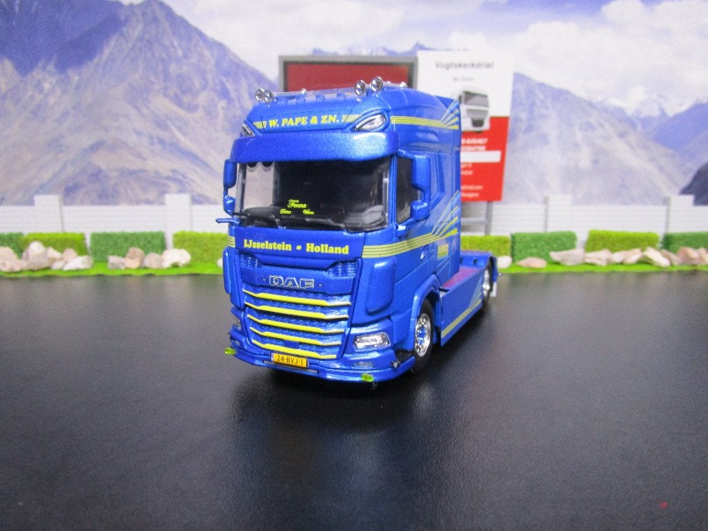 wsi 01-4670 daf xg+4x2 w pape &zn transport, Hobby en Vrije tijd, Modelauto's | 1:50, Ophalen, Nieuw, Bus of Vrachtwagen, Wsi