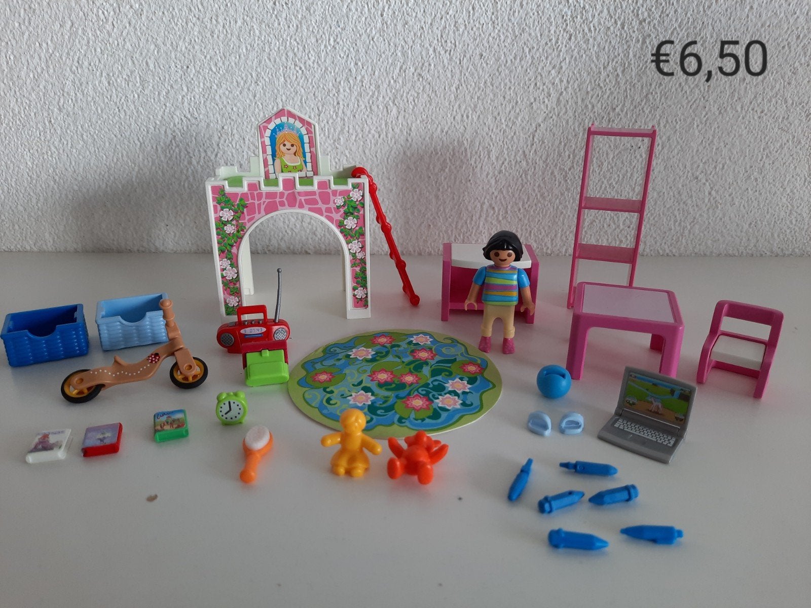 Playmobil kinderkamer met hoogslaper 9270, Kinderen en Baby's, Ophalen of Verzenden, Zo goed als nieuw, Complete set