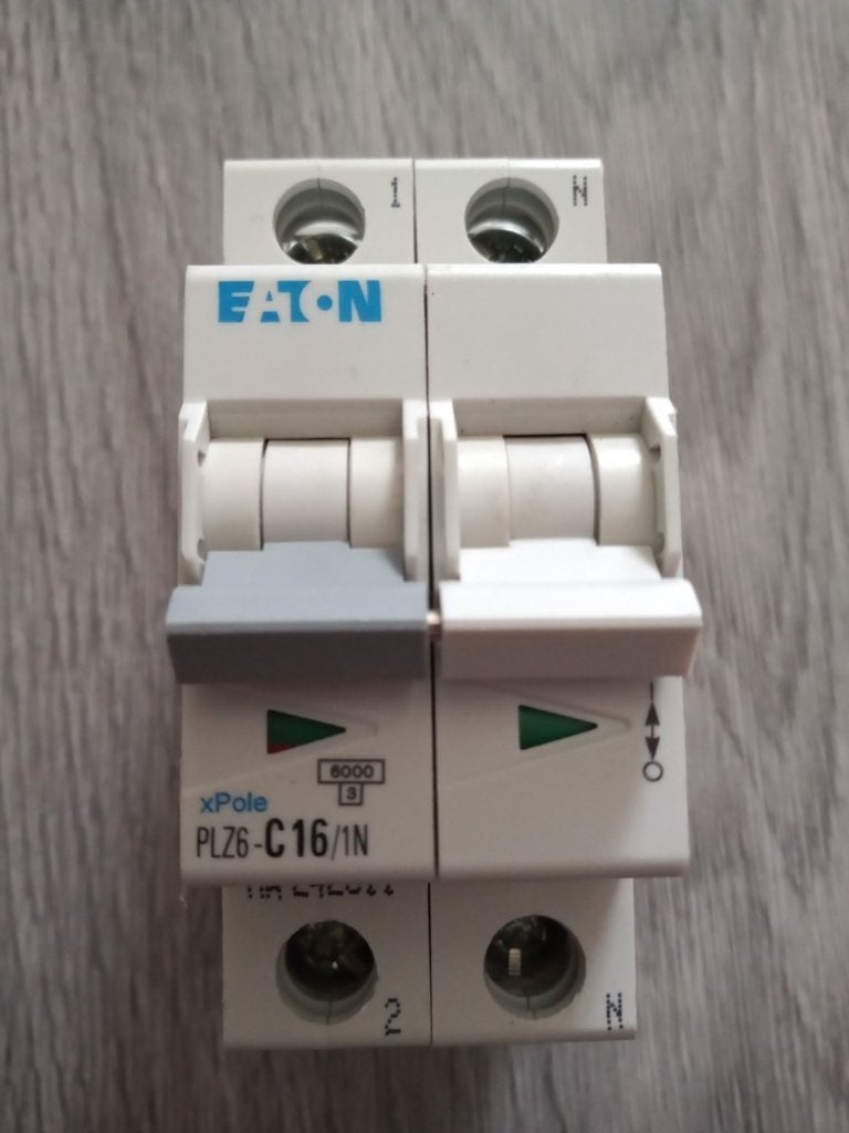 installatie automaat eaton PLZ6 - C16, Doe-het-zelf en Verbouw, Elektra en Kabels, Ophalen of Verzenden, Nieuw, Overige typen
