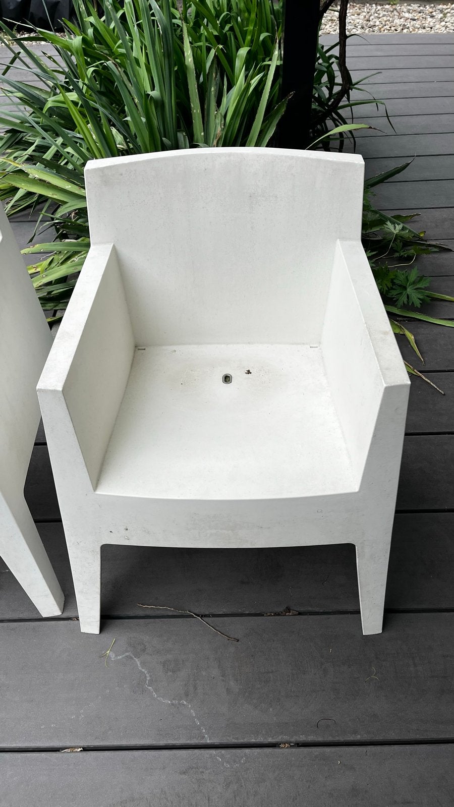 Set van 4 witte Driade Toy Philippe Starck, Ophalen, Gebruikt, Kunststof