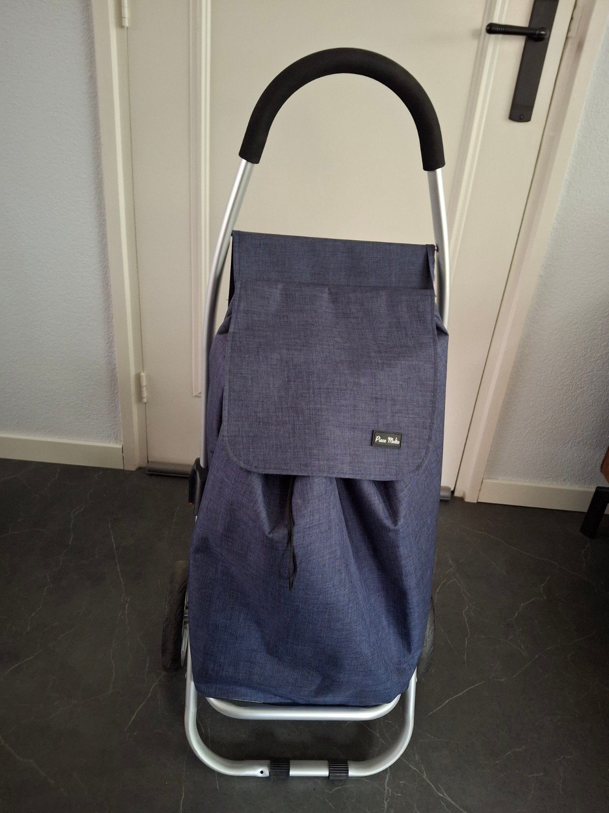 mooie grote tas op wielen.  Kleur: blauw, Ophalen, Zo goed als nieuw, Blauw