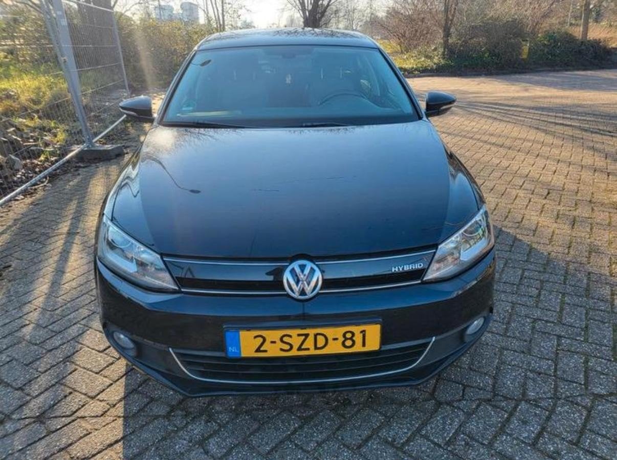Volkswagen Jetta 1.4 TSI Hybrid 170pk 7-DSG 2013 Zwart, Stof, 4 cilinders, Zwart, Origineel Nederlands