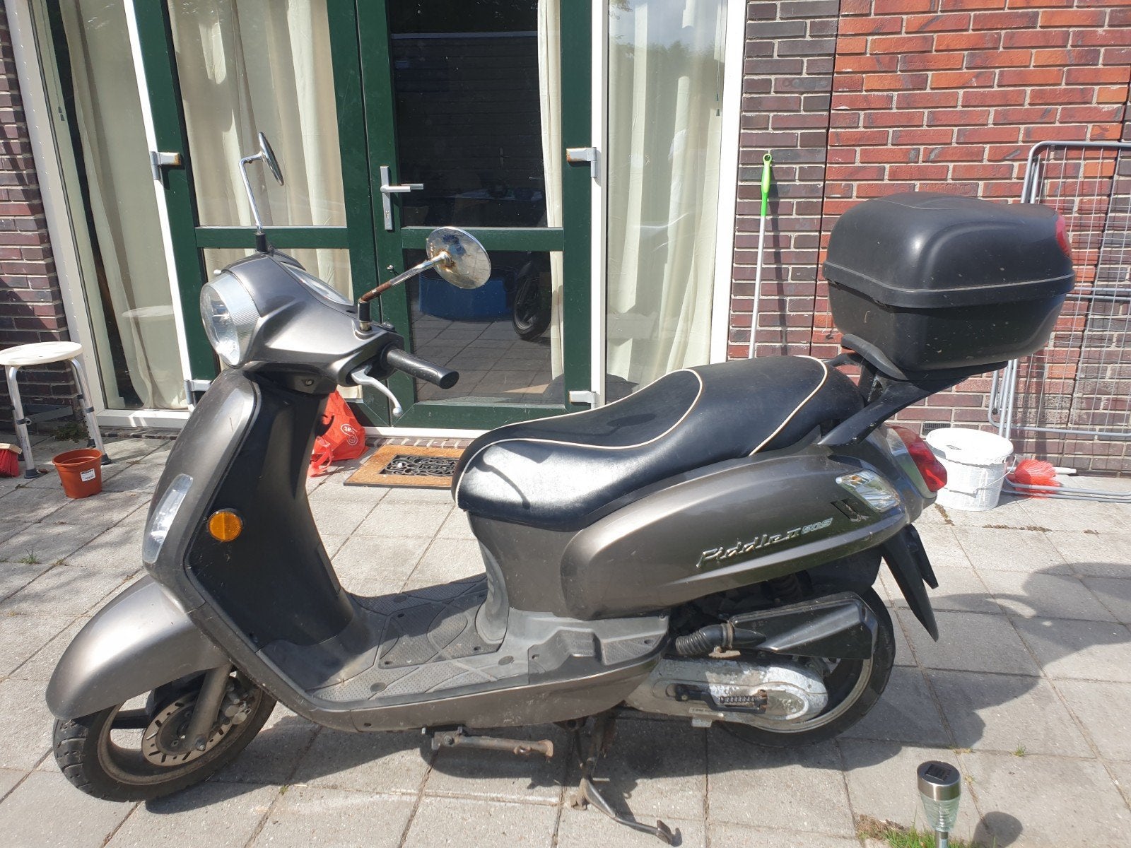 Sym Fiddle II Scooter - Grijs, inclusief topkoffer, Ophalen, Gebruikt, Benzine, SYM