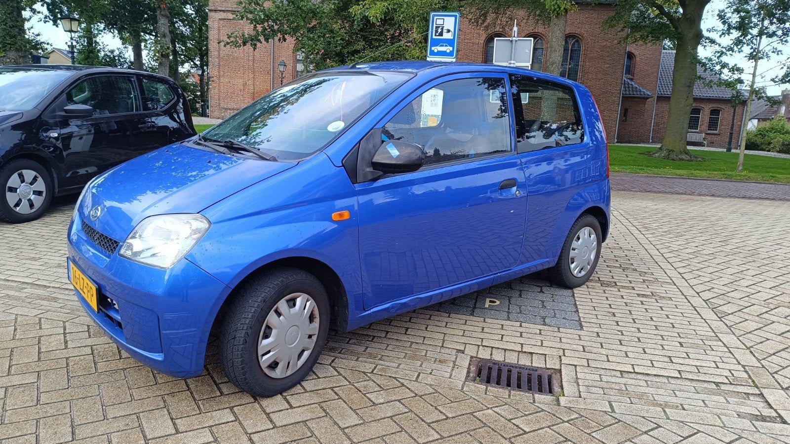 Daihatsu Cuore 1.0 3D AUT 2003 Blauw, 600 kg, 18 €/maand, Cuore, Origineel Nederlands