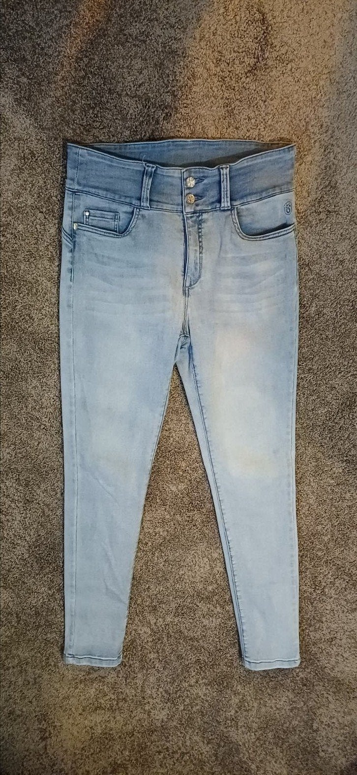 Florez model Bodine- Lichtblauwe Skinny Jeans Maat W31, Blauw, Ophalen of Verzenden, Zo goed als nieuw, W30 - W32 (confectie 38/40)