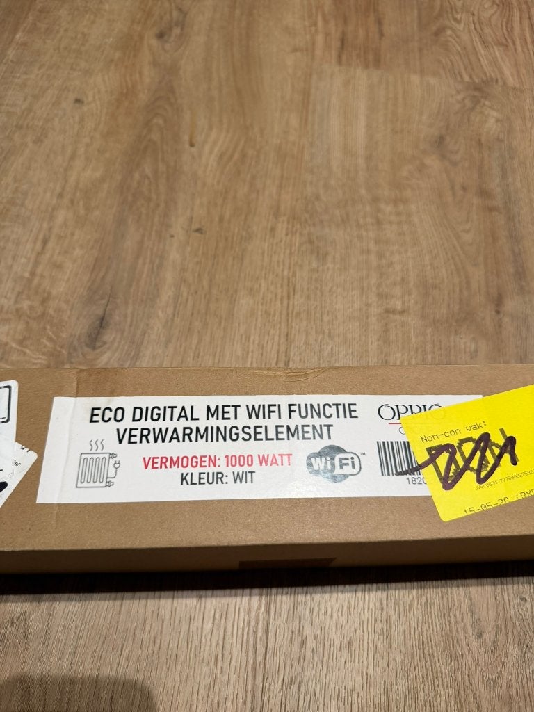 Oppio Eco Digital Wifi verwarmingselement handdoekradiator, Doe-het-zelf en Verbouw, Verwarming en Radiatoren, Overige typen, Nieuw