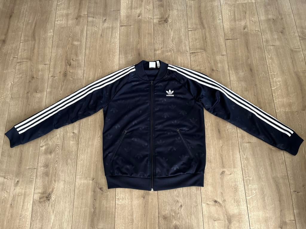 Adidas Originals Jack, Ophalen, Zo goed als nieuw, Maat 38/40 (M), Blauw