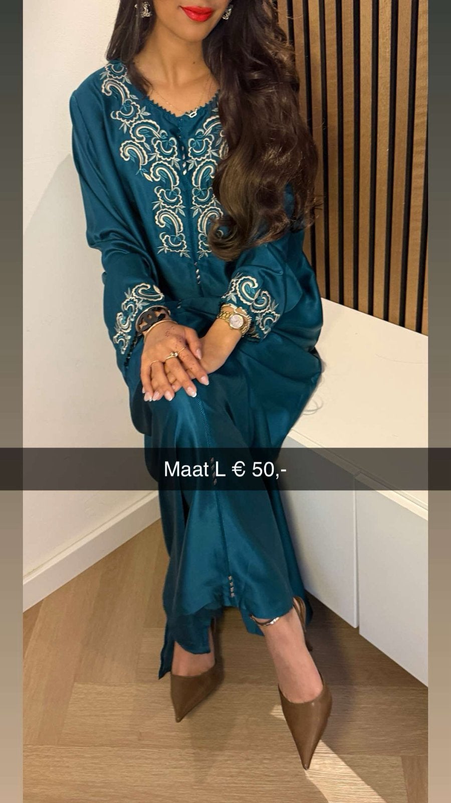 Caftans nieuw, Kleding | Dames, Overige typen, Blauw, Maat 42/44 (L), Nieuw