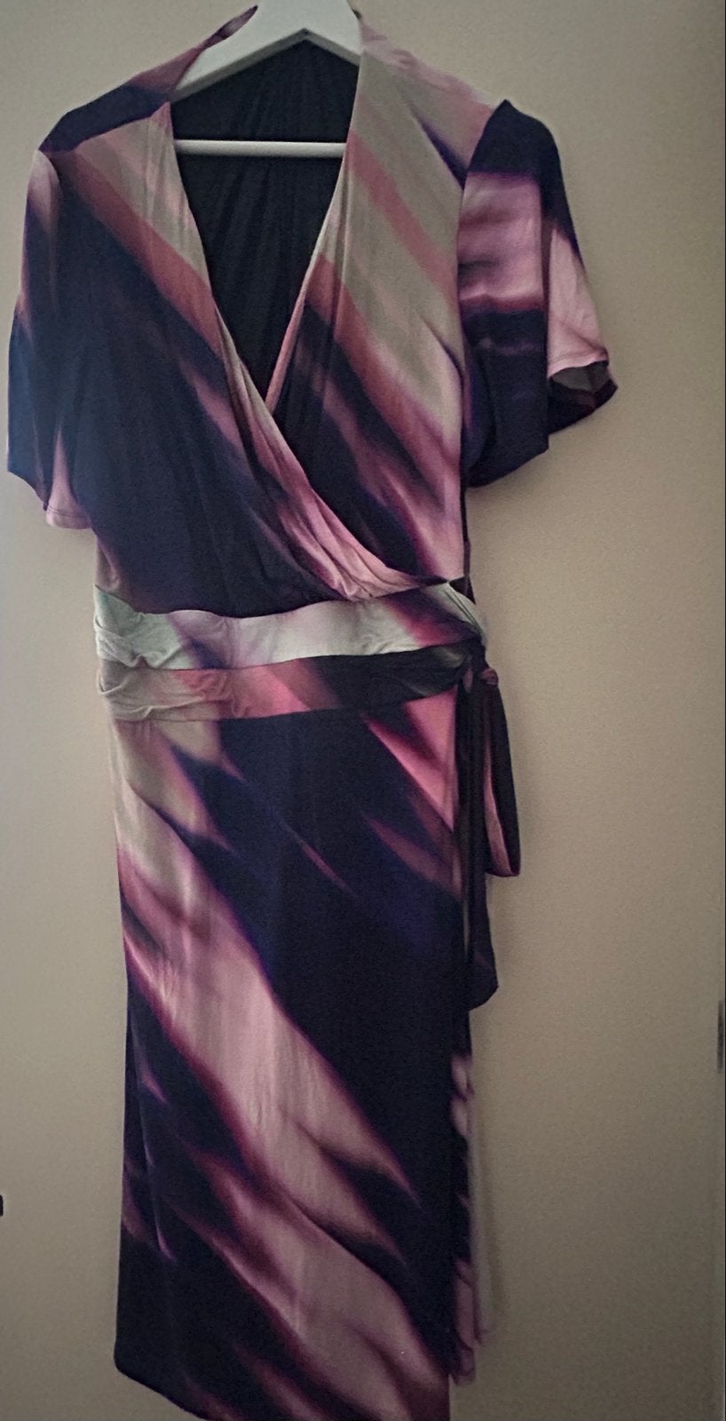 Mart Visser wikkeljurk roze / paars maat 46, Kleding | Dames, Paars, Maat 46/48 (XL) of groter, Ophalen of Verzenden, Zo goed als nieuw