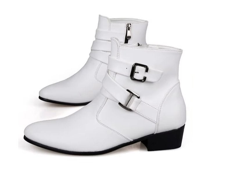 Witte heren chelsea laarzen, Verzenden, Nieuw, Wit, Boots