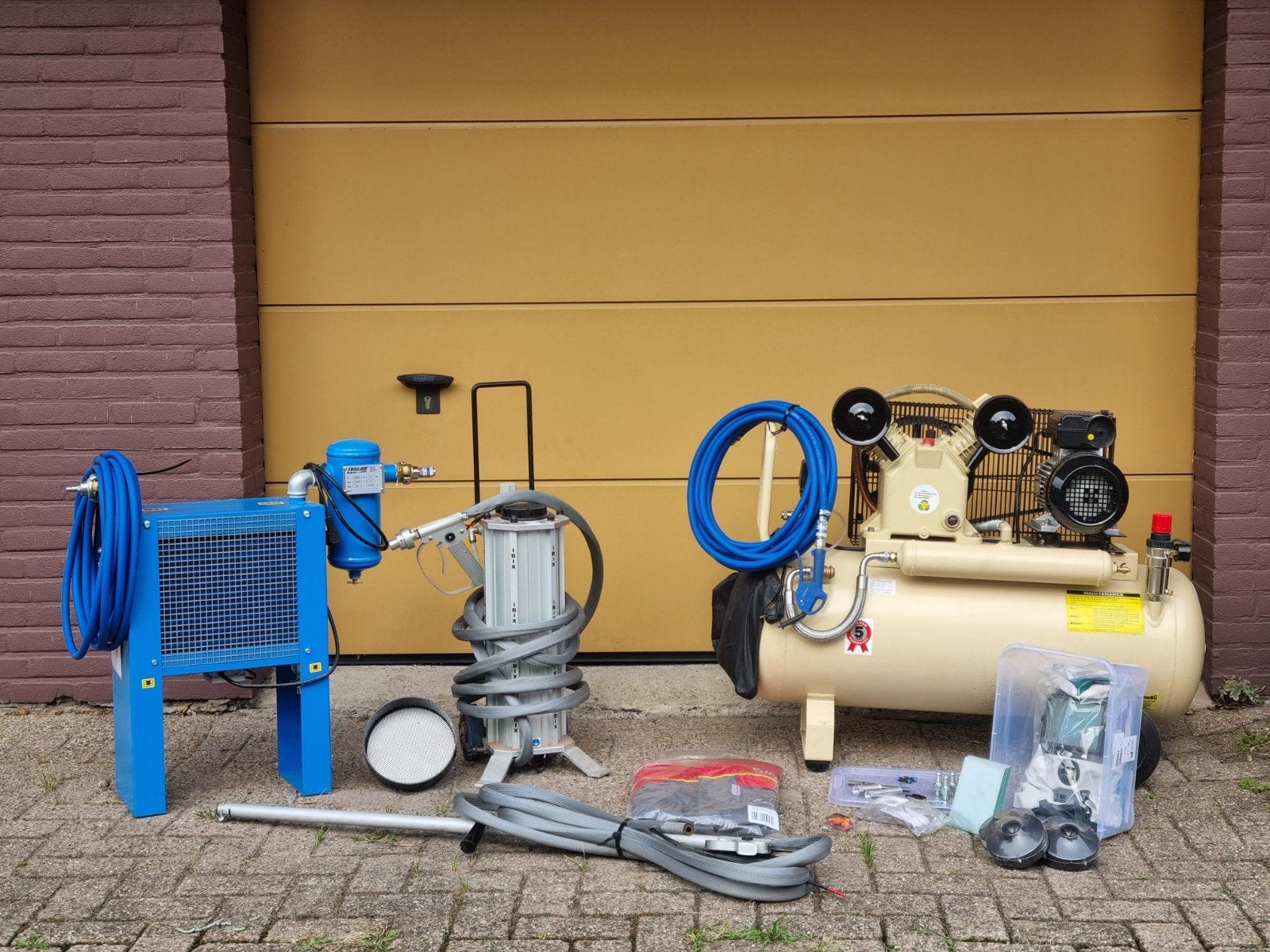 IBIX 9F2 (H2o) Straalset compleet, zo goed als nieuw., Doe-het-zelf en Verbouw, Ophalen, 400 tot 800 liter/min, Zo goed als nieuw