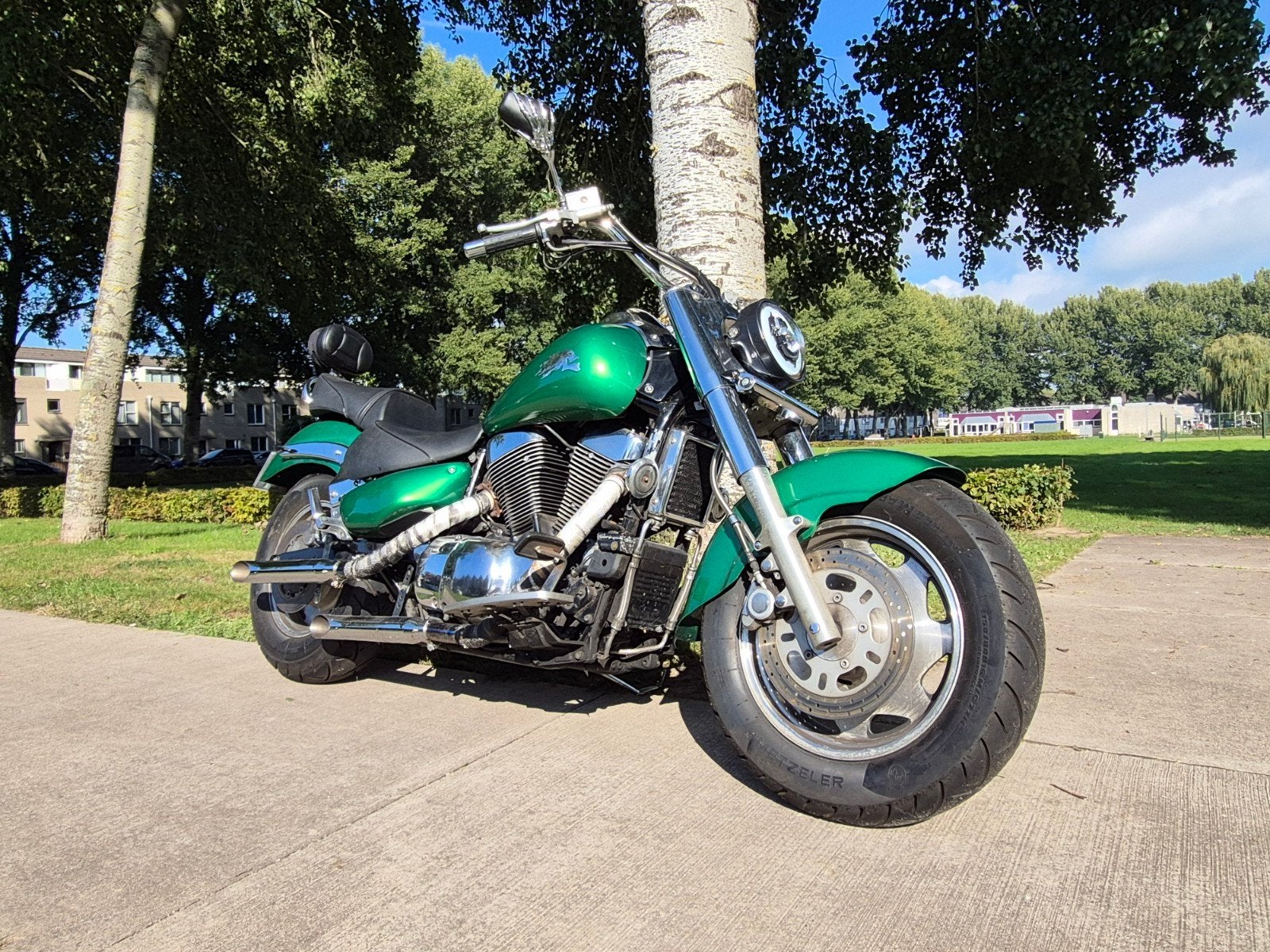 Prachtige Suzuki Intruder VL1500, Motoren, 2 cilinders, Occasion, Cardan-aandrijving, Meer dan 35 kW