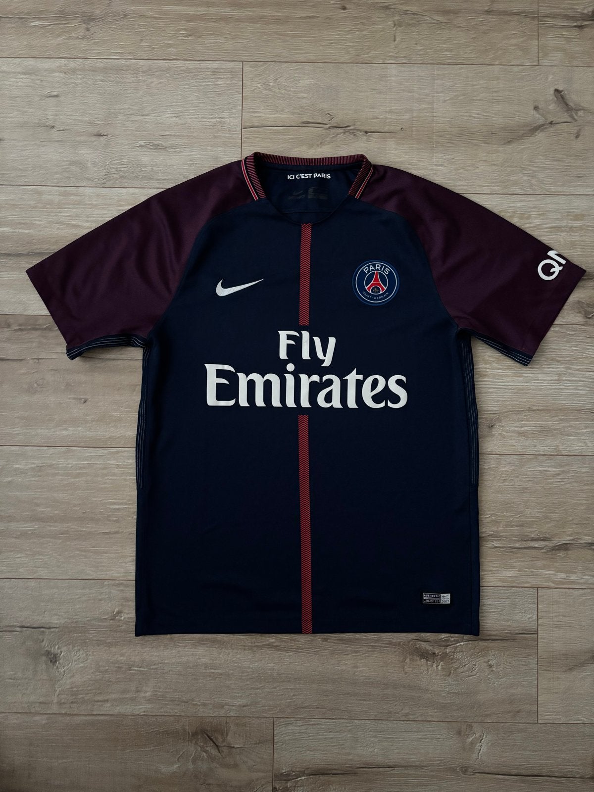 PSG Thuisshirt 2017-2018 Maat M, Maat M, Ophalen of Verzenden, Zo goed als nieuw, Shirt