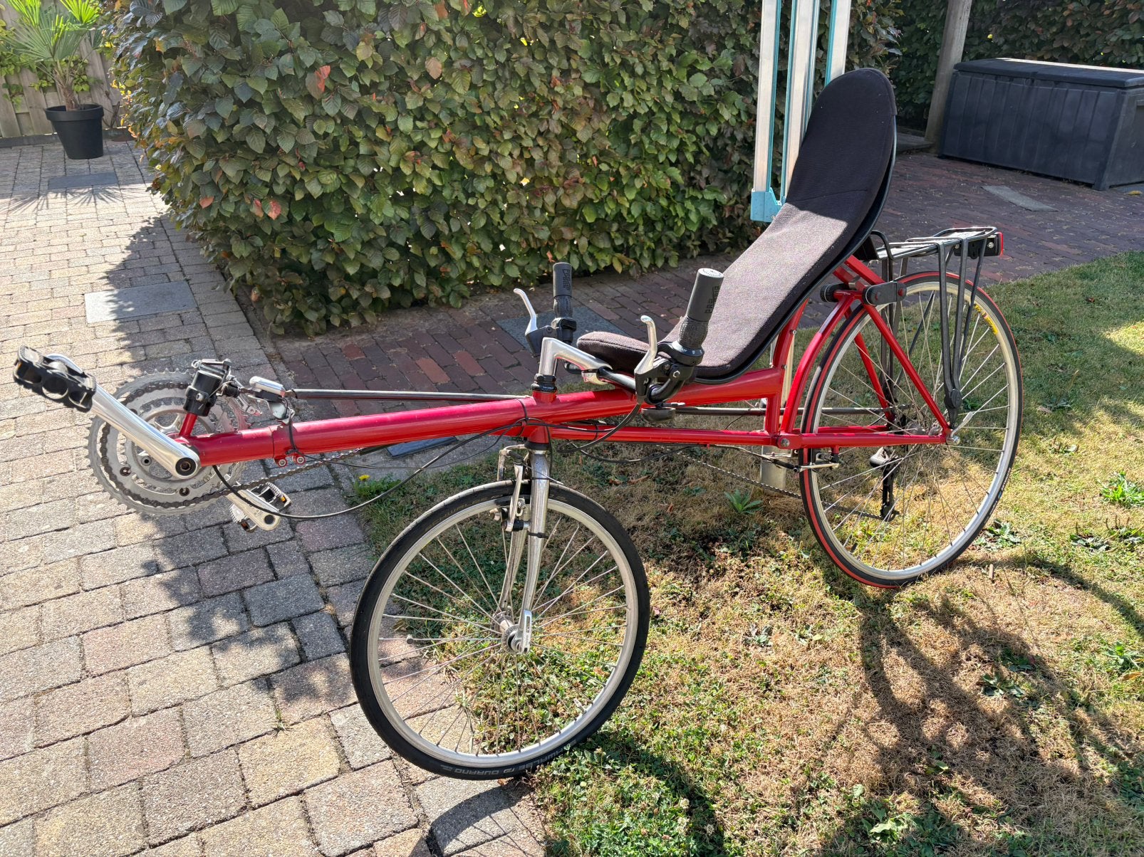 Ligfiets M5, Fietsen en Brommers, Gebruikt, Velgrem, Onderstuur, Ophalen