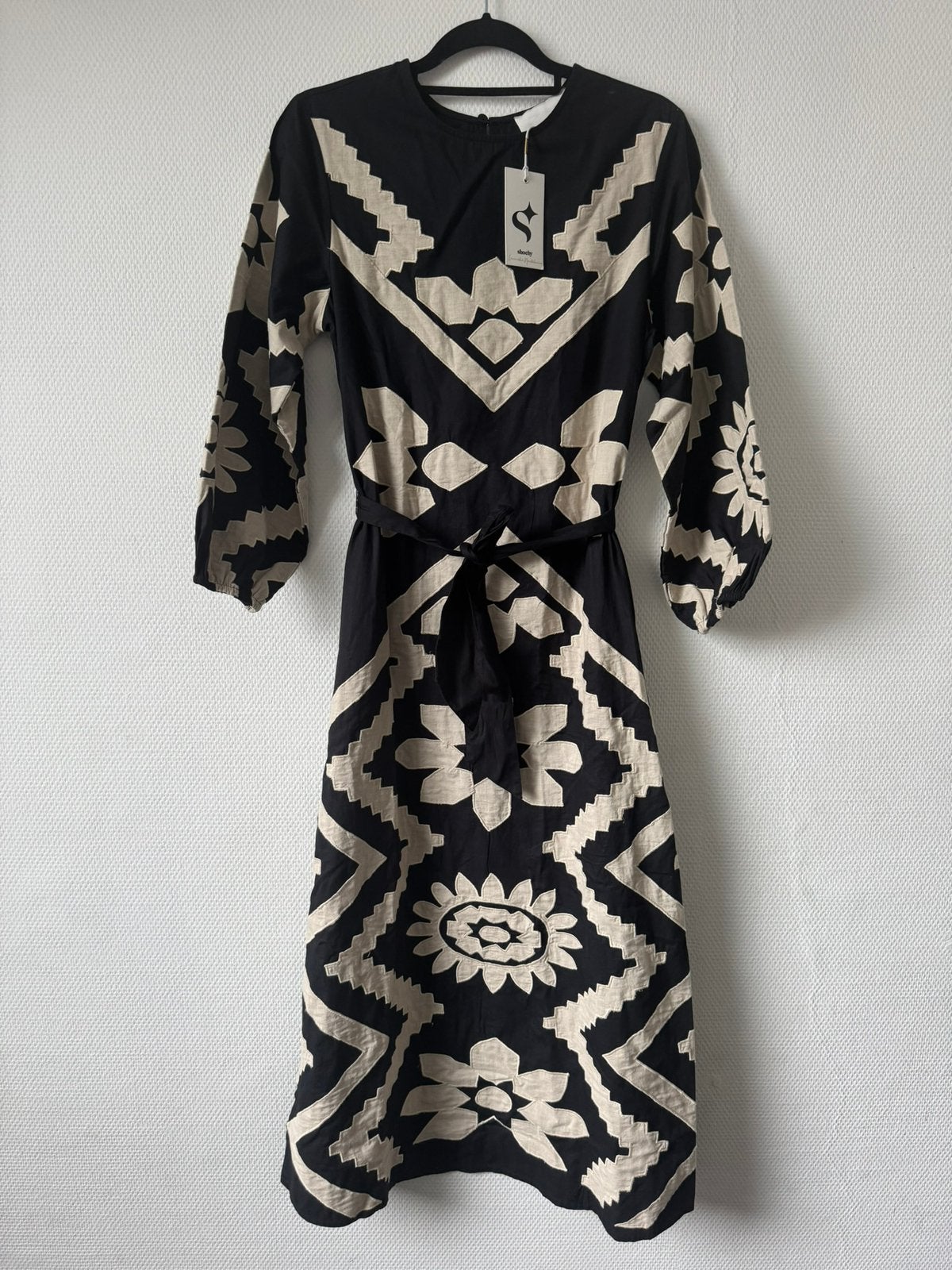Nieuw Shoeby x Lonneke Nooteboom jurk XS/S, Verzenden, Zwart, Nieuw, Maat 36 (S)
