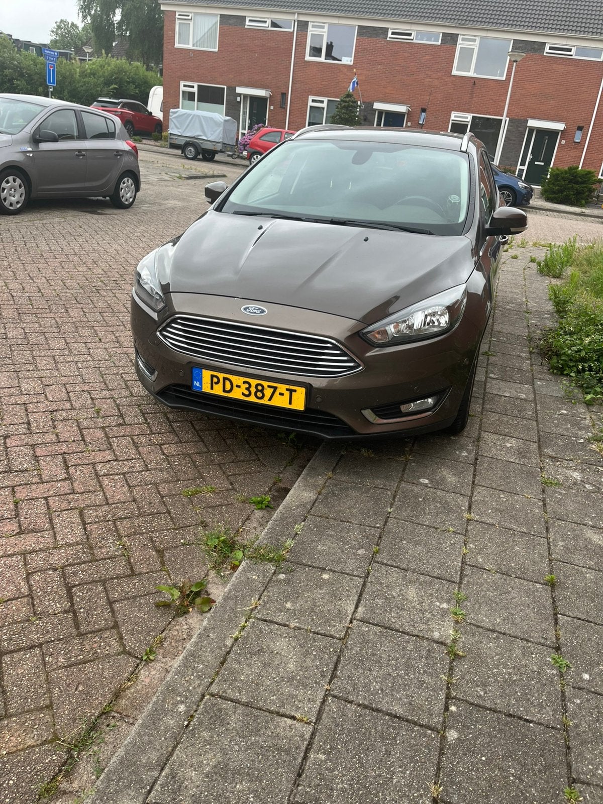 Ford Focus 1.5 Tdci 88KW Wagon Powershift 2016 Bruin, Auto's, 1288 kg, 4 cilinders, Bruin, Particulier