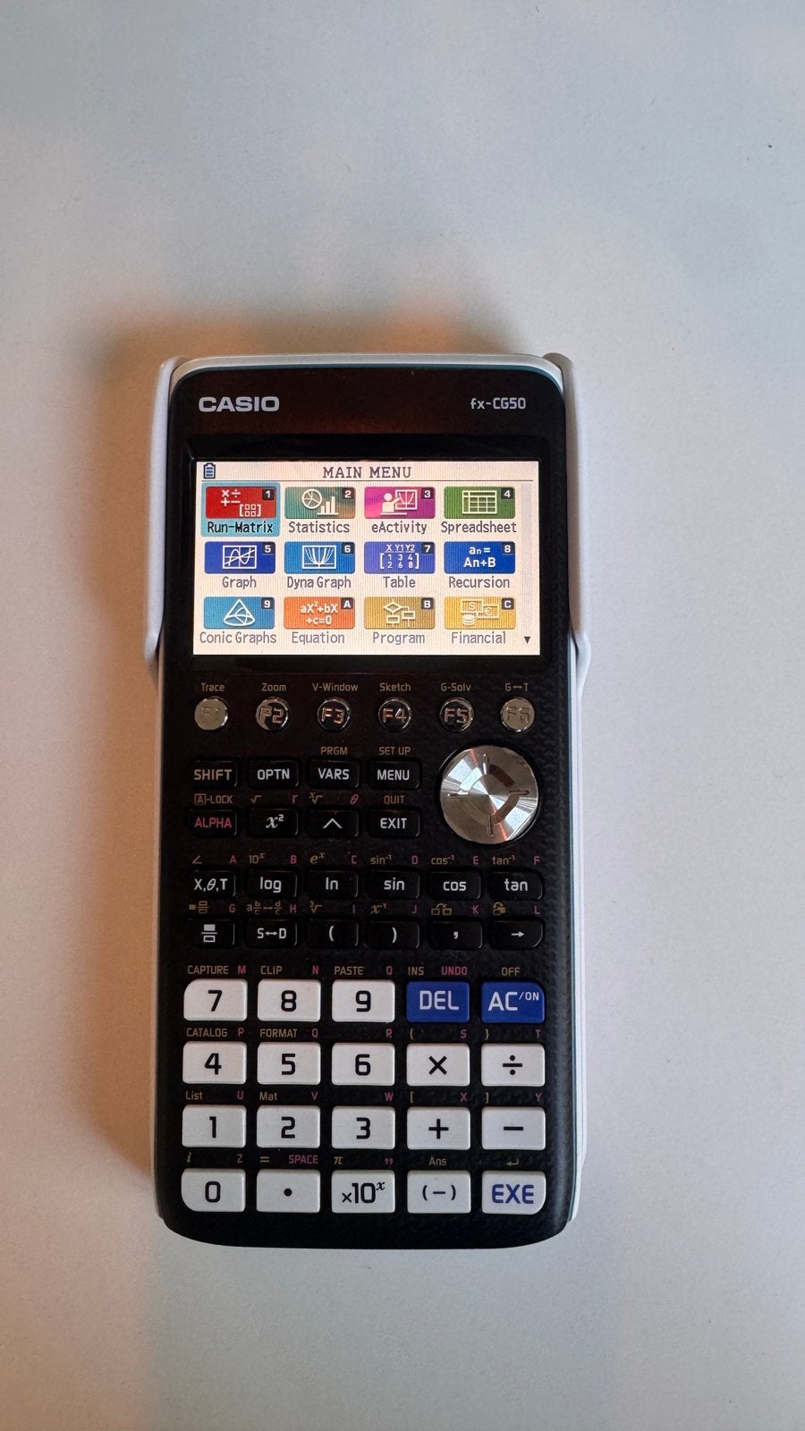 Casio grafische rekenmachine, Ophalen of Verzenden, Grafische rekenmachine, Zo goed als nieuw