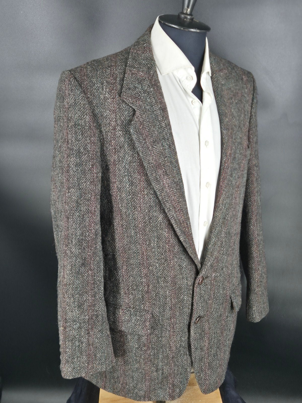 Harris Tweed colbert (50), Info@harristweed.org, Ophalen of Verzenden, Zo goed als nieuw, Isle of Lewis, Scotland
