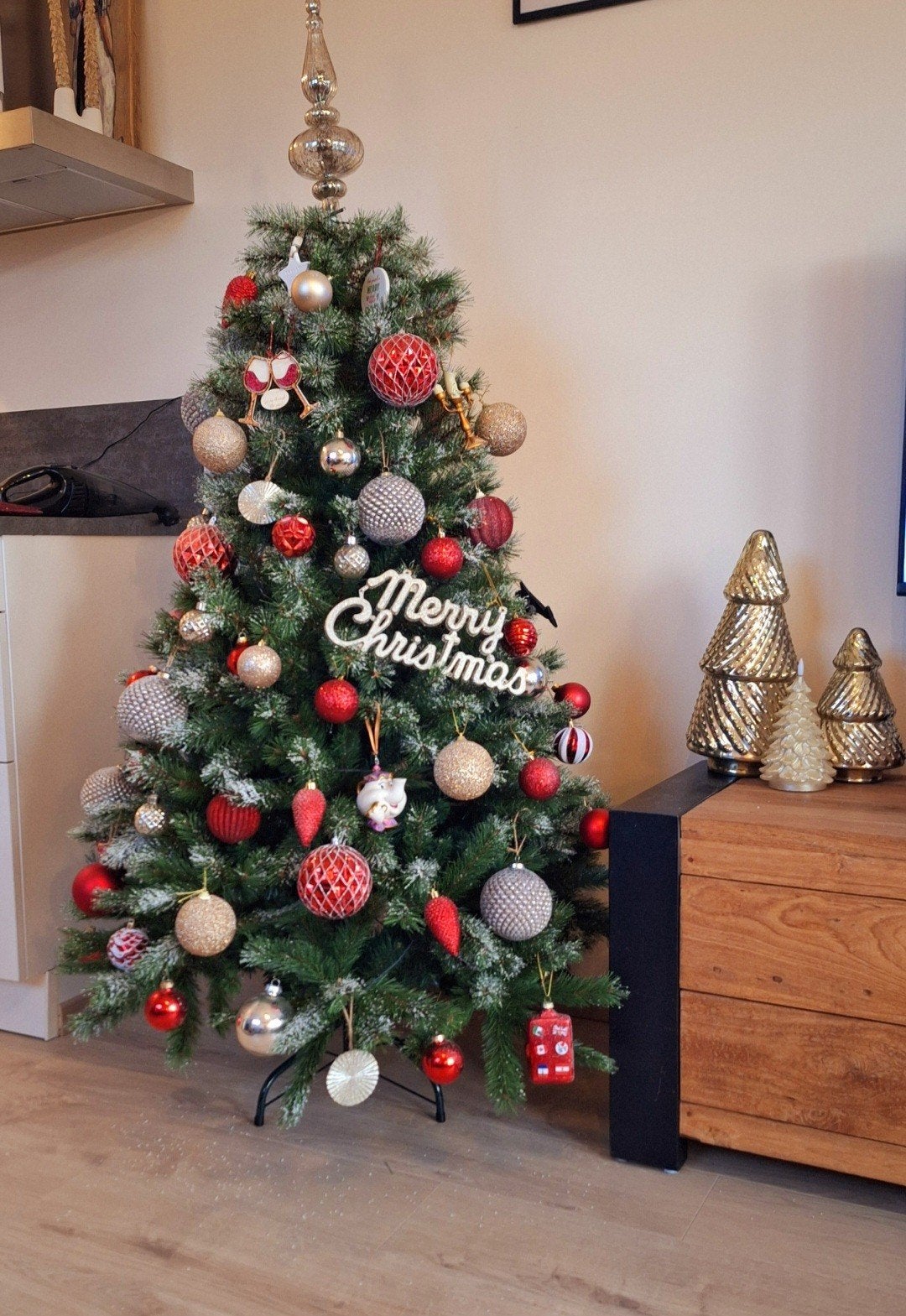 Kerstboom kunst 155cm hoog, Ophalen, Zo goed als nieuw
