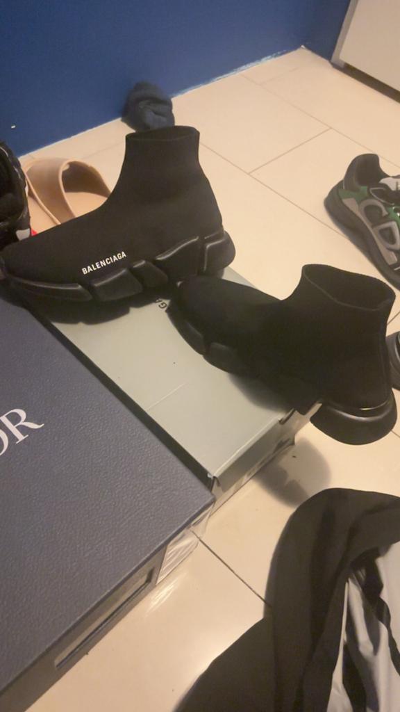 Balenciaga speed runner 2.0 maat 40, Kleding | Heren, Schoenen, Ophalen, Zo goed als nieuw, Zwart