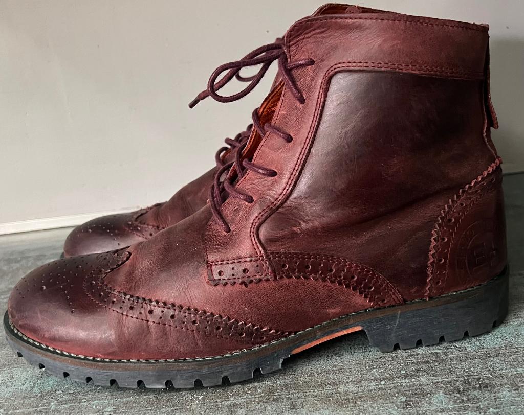 Enzo Bertini. Leren laarzen. Mt 42., Overige kleuren, Boots, Ophalen of Verzenden, Zo goed als nieuw
