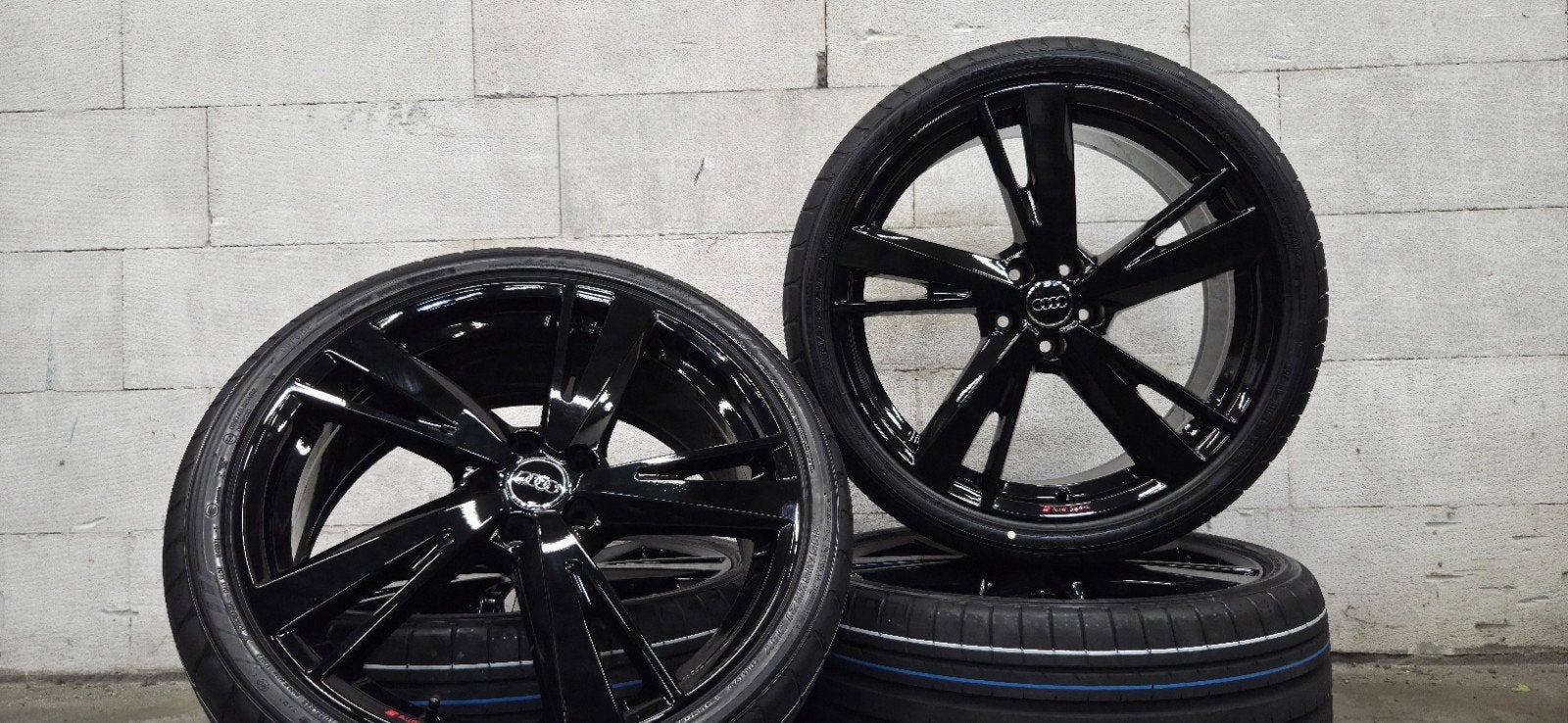 21" Audi A6 S6 C8 4K Audi Sport org velgen zomerbanden NIEUW, 255 mm, Banden en Velgen, Nieuw, V