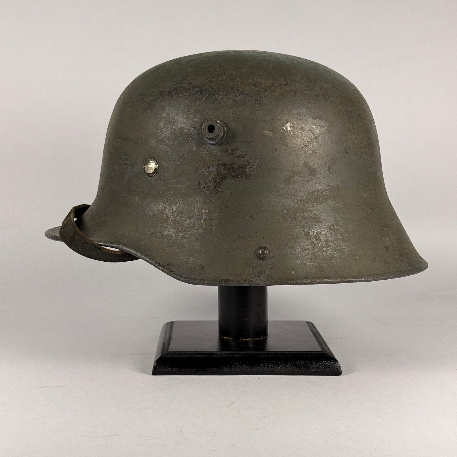 Duitse doorgebruikte M16 helm transitional wo2, Verzamelen, Ophalen of Verzenden, Duitsland, Helm of Baret