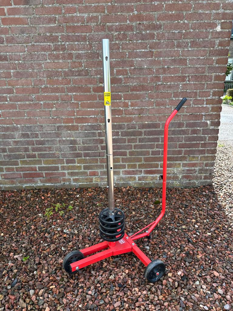 HBM banden stapelwagen / velgenboom, Auto diversen, Ophalen, Gebruikt