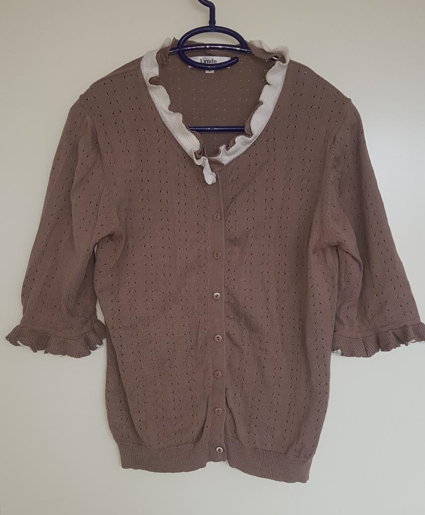 Vest L merk Lynde, Beige, Maat 42/44 (L), Ophalen of Verzenden, Lynde