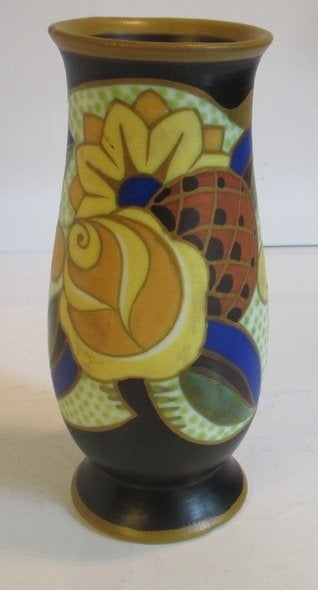 art deco Boch Keramis mat emaille Bonuzzi vr Catteau, Antiek en Kunst, Antiek | Keramiek en Aardewerk, Verzenden