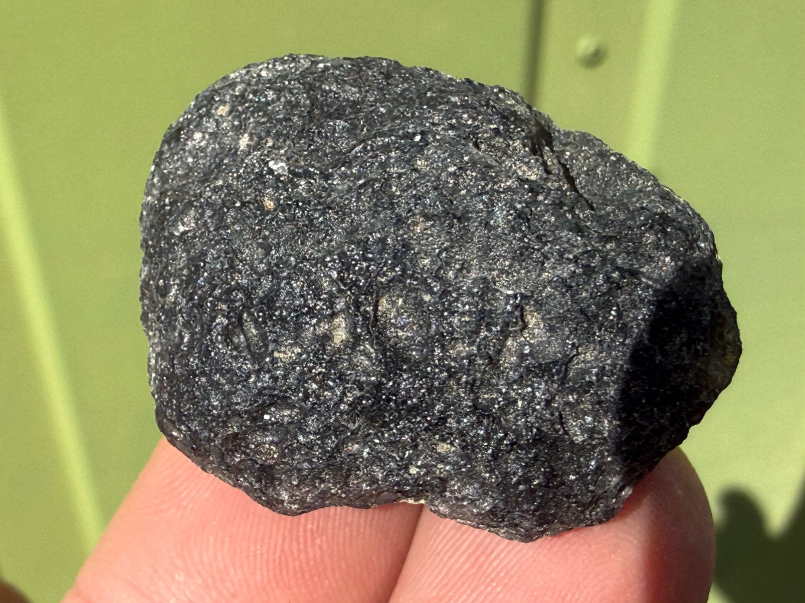 Agni Manitiet - Indische Moldaviet - Tektiet - Cintamani, Ophalen of Verzenden, Mineraal