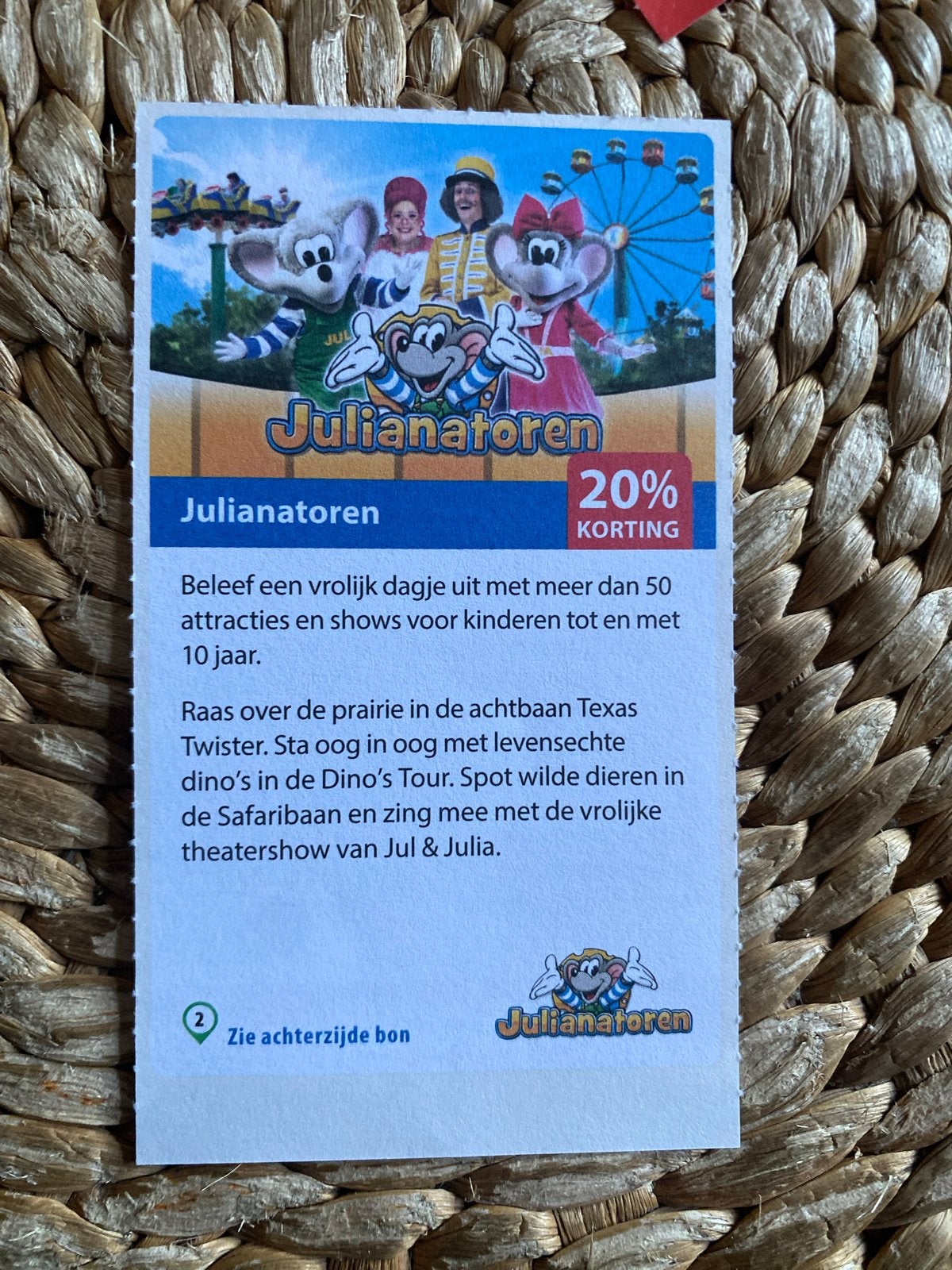 Julianatoren 20 % korting