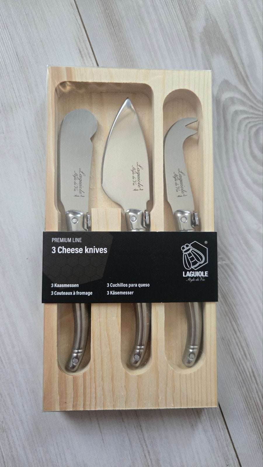 Laguiole 3 cheese knives, Ophalen, Overige typen, Overige merken, Nieuw