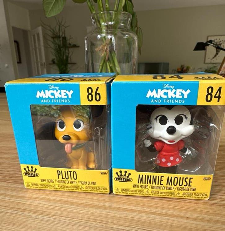 Funko Disney Mickey & Friends Minis: Pluto & Minnie Mouse, Verzamelen, Poppetjes en Figuurtjes, Ophalen of Verzenden, Zo goed als nieuw