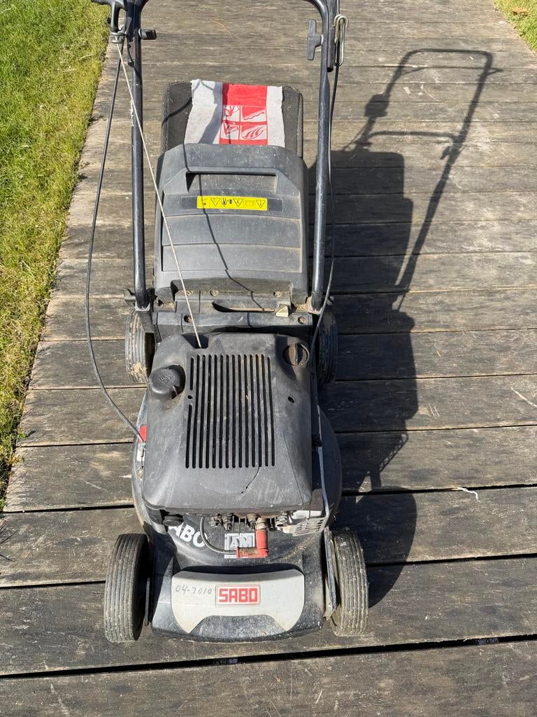 Sabo Benzine Grasmaaier - Turbo Star 43-Compact, Ophalen, Cirkelmaaier, Gebruikt, 40 t/m 49 cm