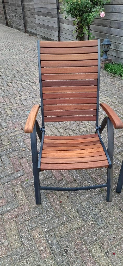 Tuinstoelen Eucalyptus FLAMINGO (Klapstoel)