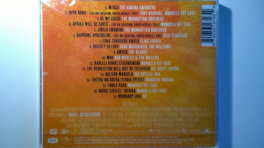 Mandela (Original Motion Picture Soundtrack), Pop, Ophalen of Verzenden, Zo goed als nieuw, Album