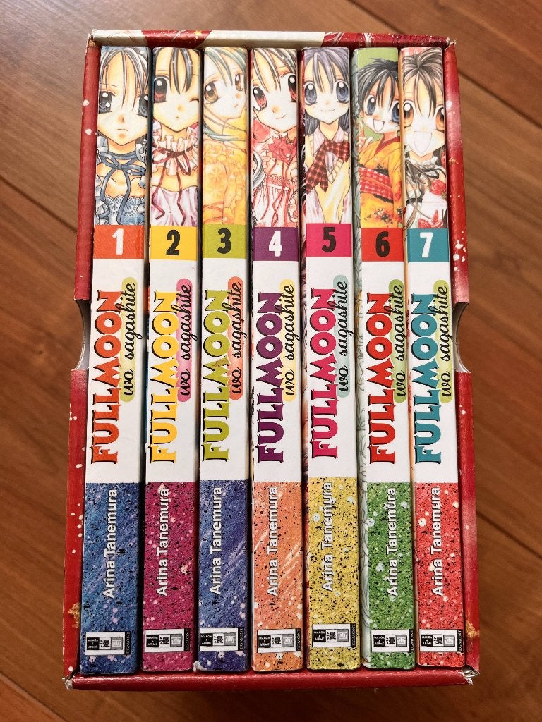 Manga - Full Moon, A. Tanemura  - 7 stuks in box, duits, Boeken, Tanemura, Complete serie of reeks, Ophalen of Verzenden, Zo goed als nieuw