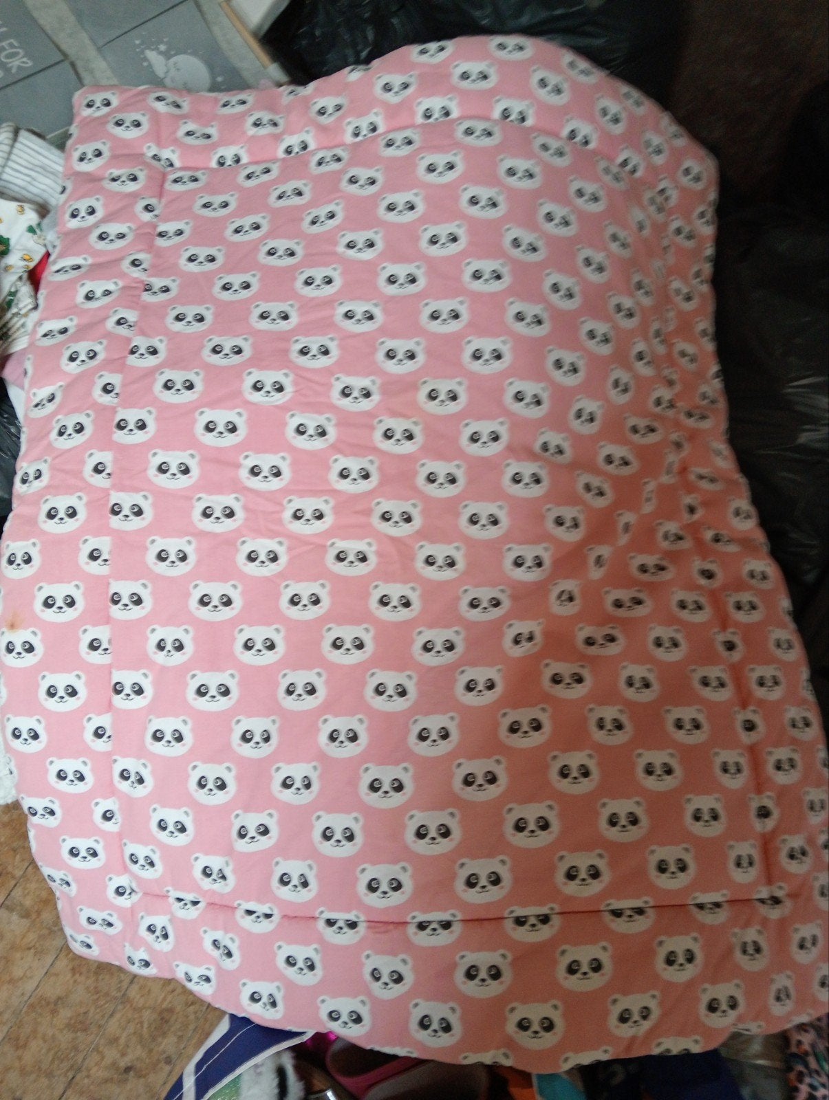 Boxkleed Rose met Pandabeertjes zgan 80 x 95 cm, Ophalen of Verzenden, Boxkleed