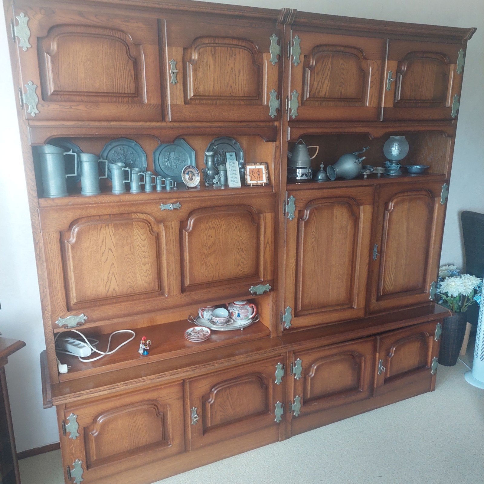 Gratis wandkast Eiken, Ophalen, 250 tot 300 cm, Gebruikt, Eikenhout