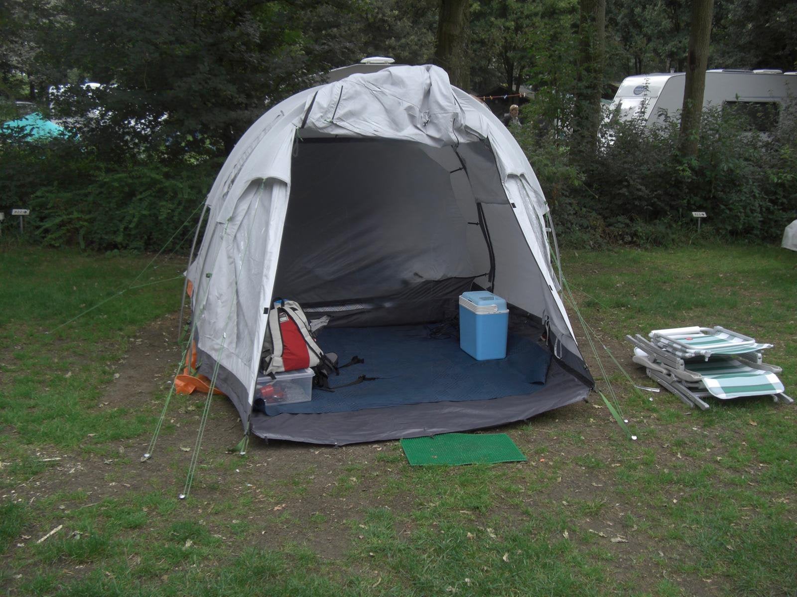 Nomad 2 persoons Koepeltent, Caravans en Kamperen, Tenten, Ophalen, Gebruikt, Tot en met 2