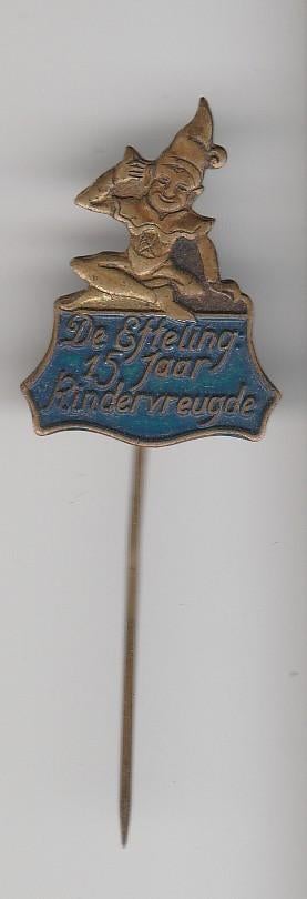 Speld Efteling 15 jaar Kindervreugde, Verzamelen, Verzenden, Gebruikt, Merk