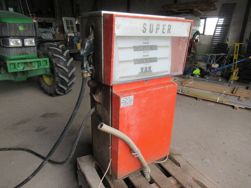 Vintage jaren 60 -70 Tokheim AW 68 Benzinepomp oranje Pomp, Verzamelen, Automaten | Overige, Ophalen, Gebruikt